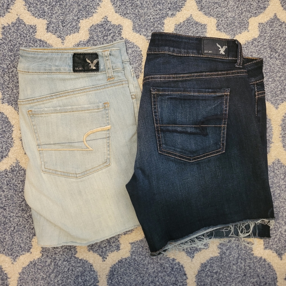 American Eagle Midi Shorts Size 8 used